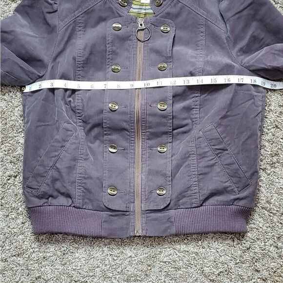 Anthropologie Idra Purple Corduroy Jacket - Picture 3 of 7